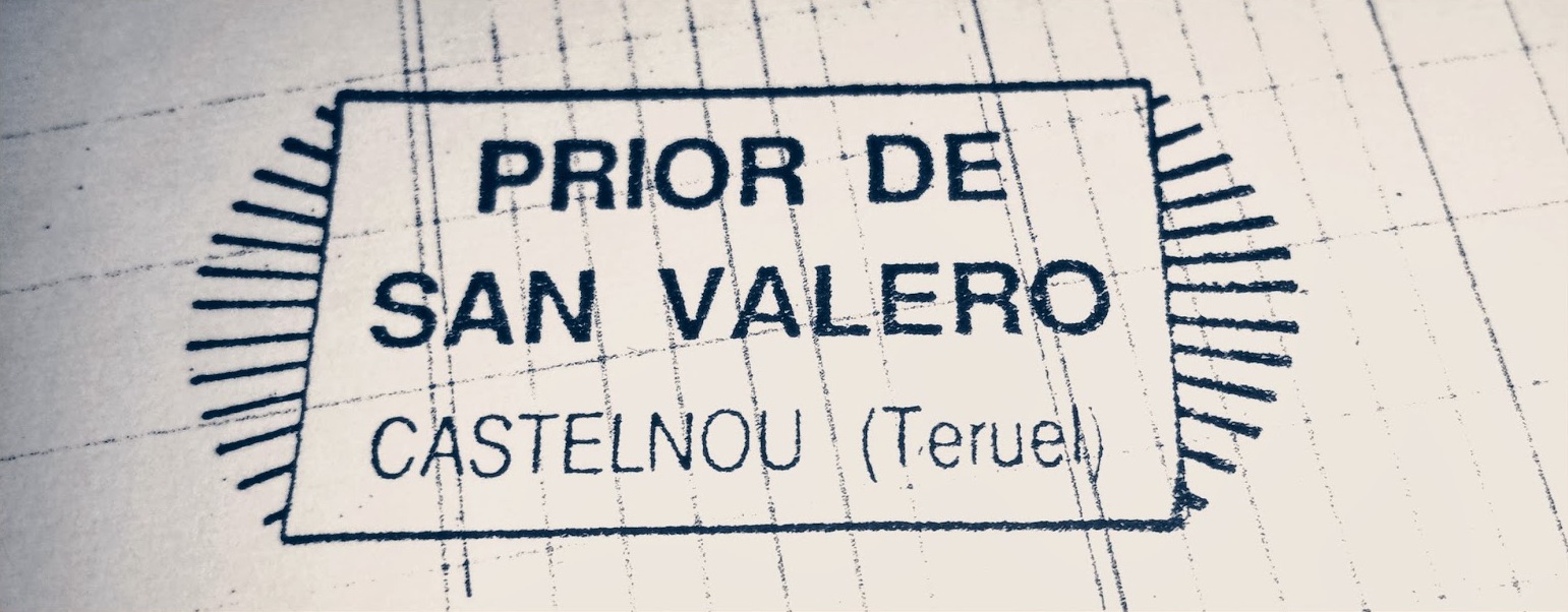 Detalle del sello del prior o mayordomo de San Valero en Castelnou. >> pincha para ver el libro de cuentas en PDF.